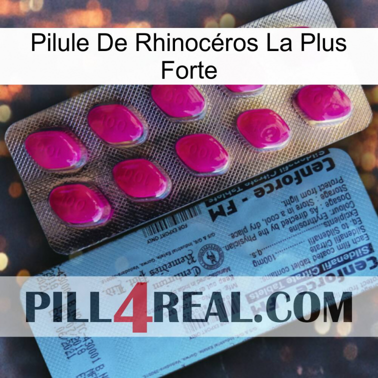 Pilule De Rhinocéros La Plus Forte 35